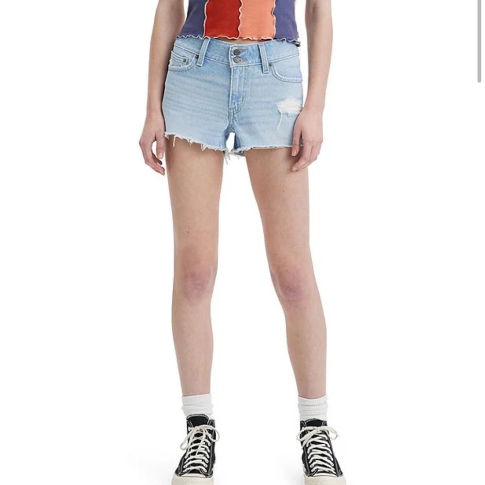 Levi’s Super Low Rise superlow Denim Shorts